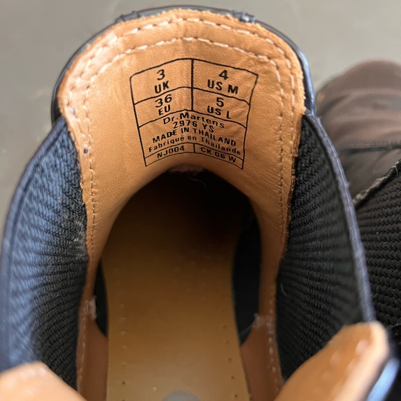 Doc Martins - Black Boots - 2976 YS - Picture 2 of 6